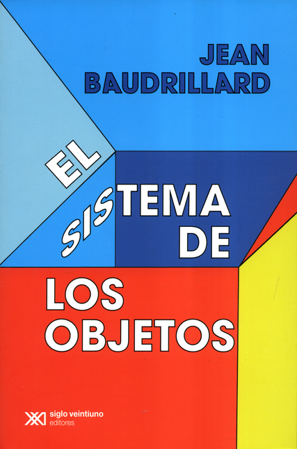 Portada de SISTEMA DE LOS OBJETOS (2ª ED), EL