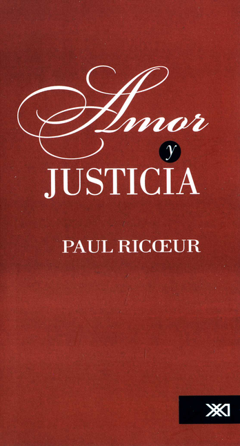 Portada de AMOR Y JUSTICIA de RICOEUR, Paul