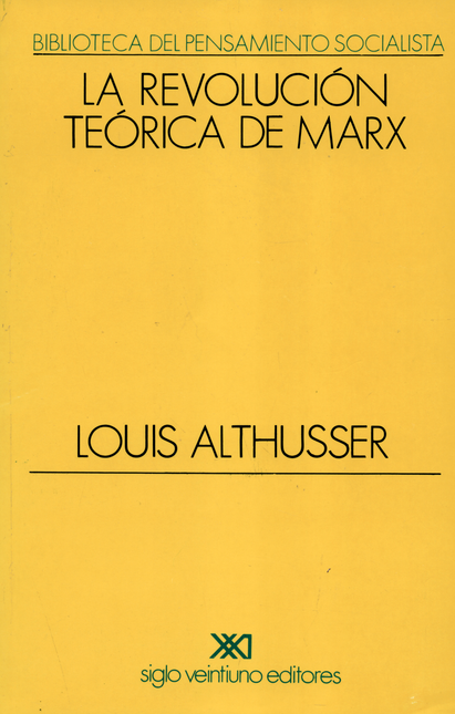 Portada de REVOLUCION TEORICA DE MARX, LA