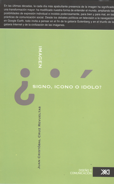 Portada de IMAGEN SIGNO ICONO O IDOLO?