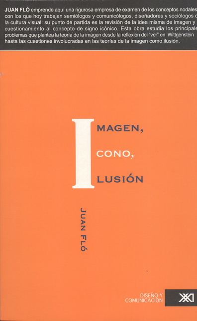 Portada de IMAGEN ICONO ILUSION de FLÓ, Juan