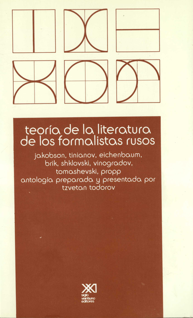 Portada de TEORIA DE LA LITERATURA (2ª ED) DE LOS FORMALISTAS RUSOS