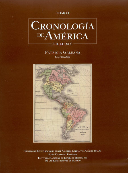Portada de CRONOLOGIA DE AMERICA (I) SIGLO XIX