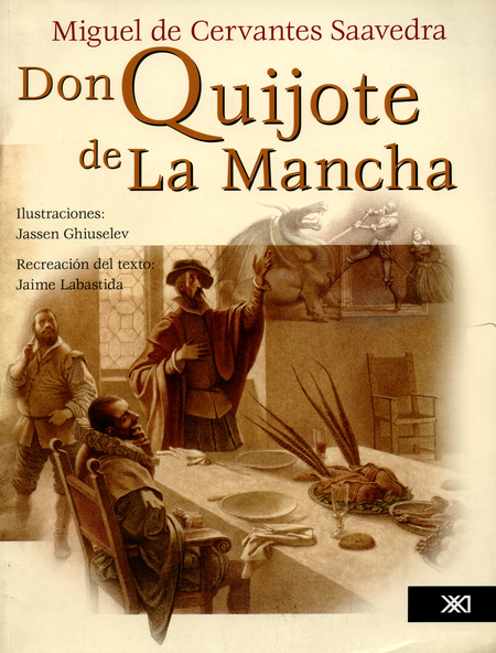 Portada de DON QUIJOTE DE LA MANCHA (RECREACION ILUSTRADA)