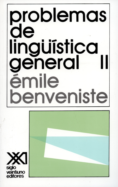 Portada de PROBLEMAS DE LINGUISTICA GENERAL II (18A.ED)
