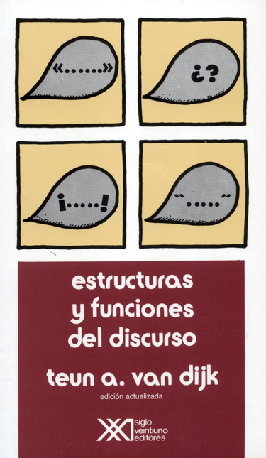 Portada de ESTRUCTURAS Y FUNCIONES (15ª ED) DEL DISCURSO