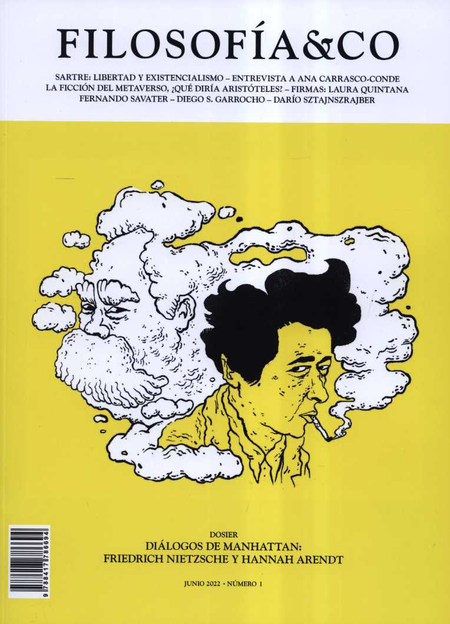 Portada de FILOSOFIA Y CO #1 DOSIER DIALOGOS DE MANHATTAN FRIEDRICH NIETZSCHE Y HANNAH ARENDT