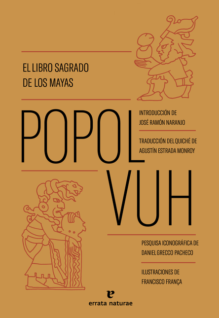 Portada de POPOL VUH EL LIBRO SAGRADO DE LOS MAYAS
