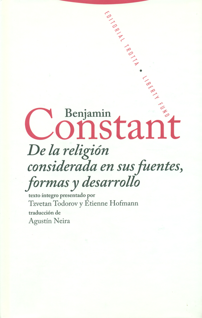 Portada de DE LA RELIGION CONSIDERADA EN SUS FUENTES FORMAS Y DESARROLLO