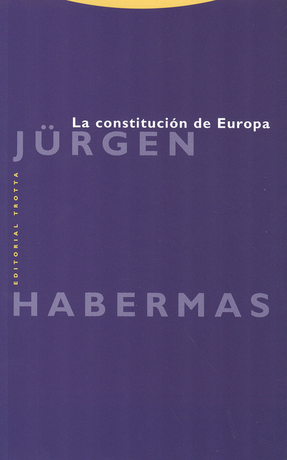 Portada de CONSTITUCION DE EUROPA, LA