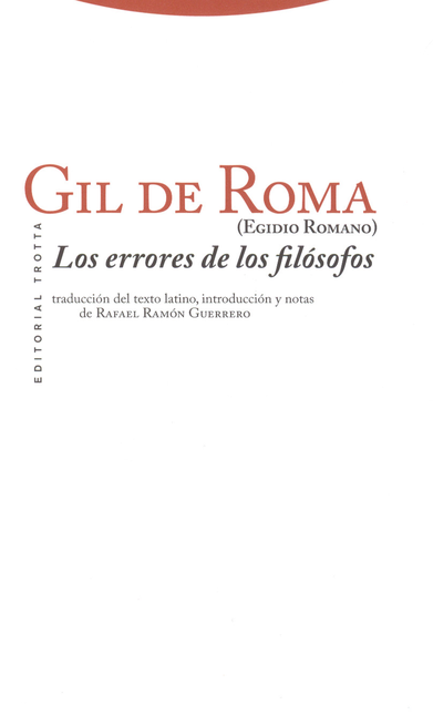 Portada de ERRORES DE LOS FILOSOFOS, LOS