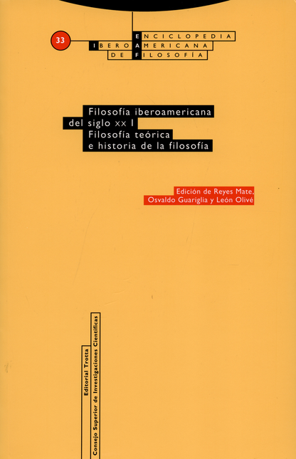 Portada de EIAF # 33-1 FILOSOFIA IBEROAMERICANA DEL SIGLO XX (I) FILOSOFIA TEORICA E HISTORIA DE LA FILOSOFIA