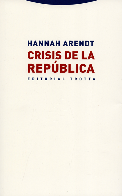 Portada de CRISIS DE LA REPUBLICA