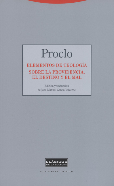 Portada de ELEMENTOS DE TEOLOGIA SOBRE LA PROVIDENCIA, EL DESTINO Y EL MAL