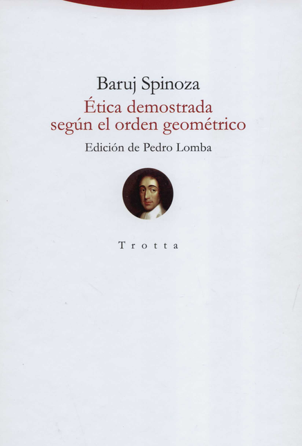 Portada de ETICA DEMOSTRADA SEGUN EL ORDEN GEOMETRICO