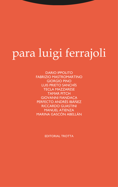 Portada de PARA LUIGI FERRAJOLI