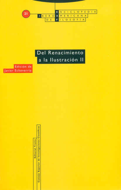 Portada de EIAF # 21 DEL RENACIMIENTO A LA ILUSTRACION II