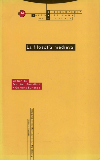 Portada de EIAF # 24 LA FILOSOFIA MEDIEVAL