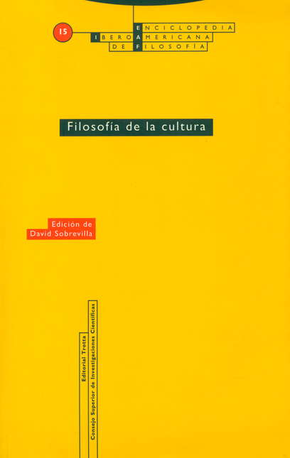 Portada de EIAF # 15 FILOSOFIA DE LA CULTURA (1A.REIM)