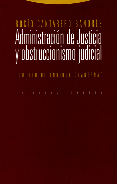 Portada de ADMINISTRACION DE JUSTICIA Y OBSTRUCCIONISMO JUDICIAL