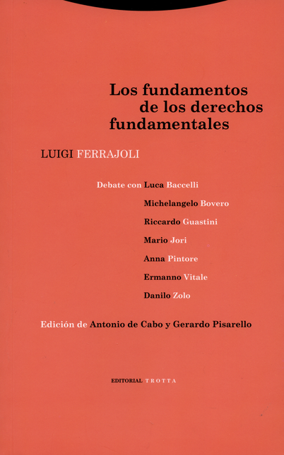 Portada de FUNDAMENTOS DE LOS DERECHOS (4ª ED) FUNDAMENTALES, LOS
