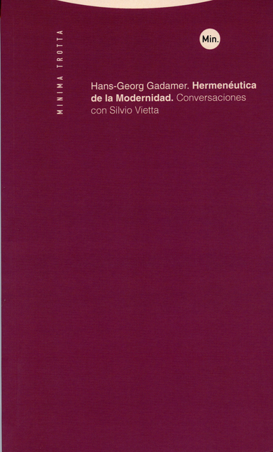 Portada de HERMENEUTICA DE LA MODERNIDAD. CONVERSACIONES CON SILVIO VIETTA