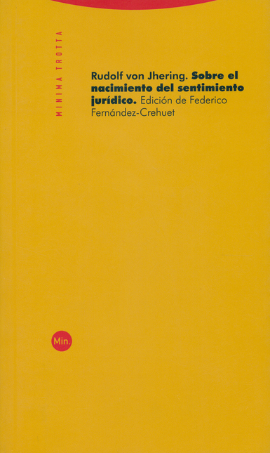 Portada de SOBRE EL NACIMIENTO DEL SENTIMIENTO JURIDICO