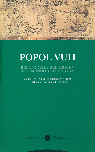 Portada de POPOL VUH RELATO MAYA DEL ORIGEN DEL MUNDO Y DE LA VIDA