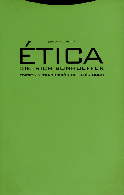 Portada de ETICA de BONHOEFFER, Dietrich