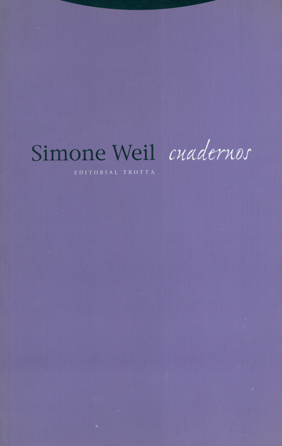 Portada de SIMONE WEIL CUADERNOS