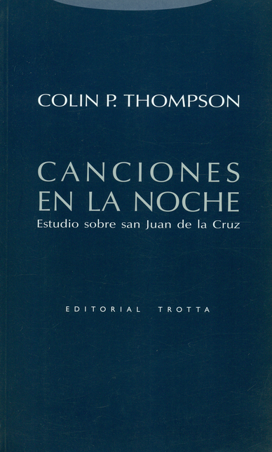 Portada de CANCIONES EN LA NOCHE. ESTUDIO SOBRE SAN JUAN DE LA CRUZ