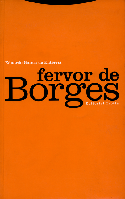 Portada de FERVOR DE BORGES