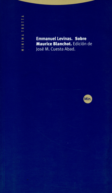 Portada de SOBRE MAURICE BLANCHOT