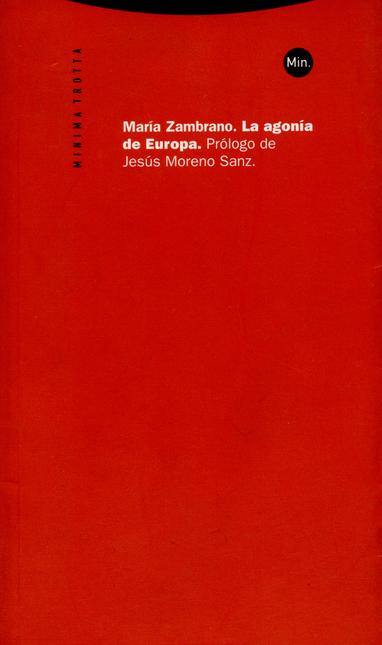 Portada de AGONIA DE EUROPA, LA