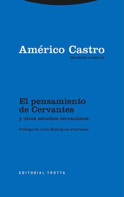 Portada de PENSAMIENTO DE CERVANTES Y OTROS ESTUDIOS CERVANTINOS, EL