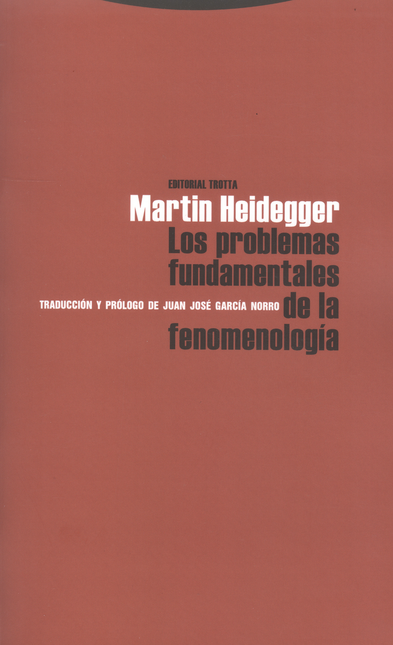 Portada de PROBLEMAS FUNDAMENTALES DE LA FENOMENOLOGIA, LOS