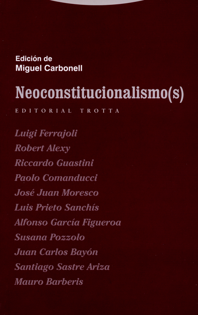 Portada de NEOCONSTITUCIONALISMO(S) (4ª ED)