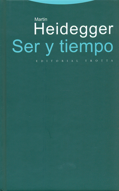 Portada de SER Y TIEMPO (3ª ED) (L)