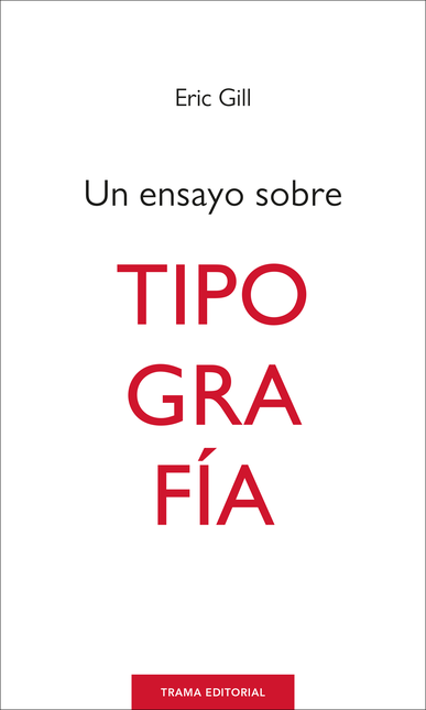 Portada de UN ENSAYO SOBRE TIPOGRAFIA