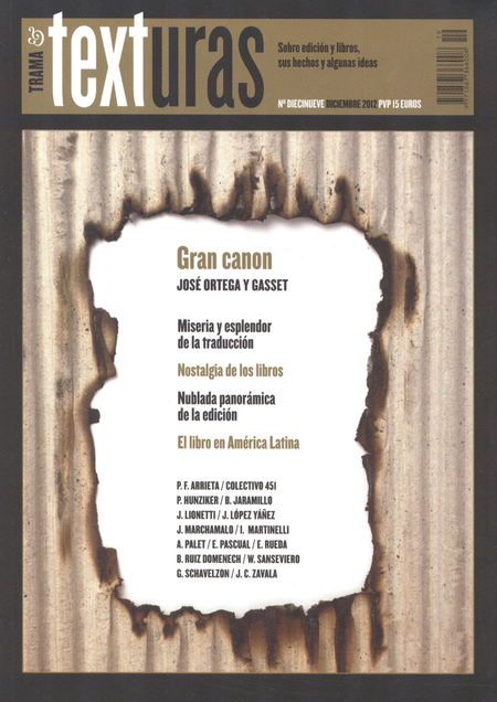 Portada de REV. TRAMA Y TEXTURAS # 019
