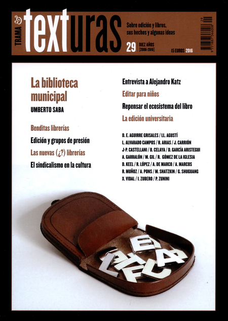 Portada de REV. TRAMA Y TEXTURAS # 029 LA BIBLIOTECA MUNICIPAL