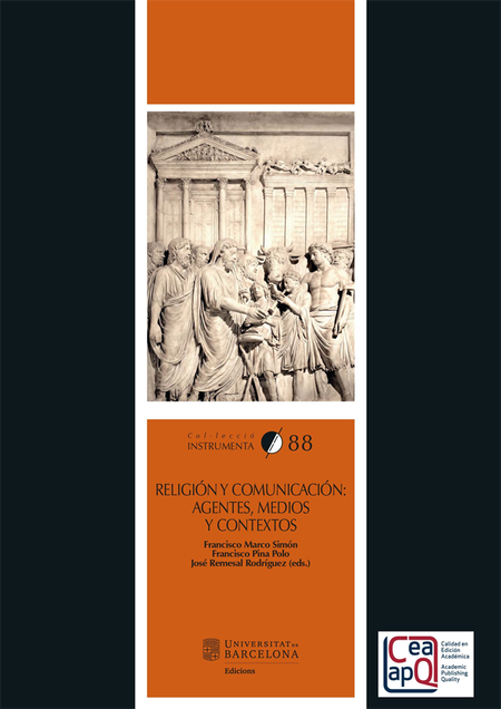 Portada de RELIGION Y COMUNICACION AGENTES MEDIOS Y CONTEXTOS