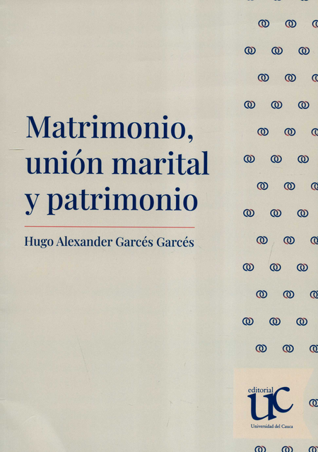 Portada de MATRIMONIO UNION MARITAL Y PATRIMONIO