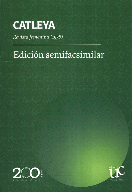 Portada de CATLEYA REVISTA FEMENINA 1938 EDICION SEMIFACSIMILAR