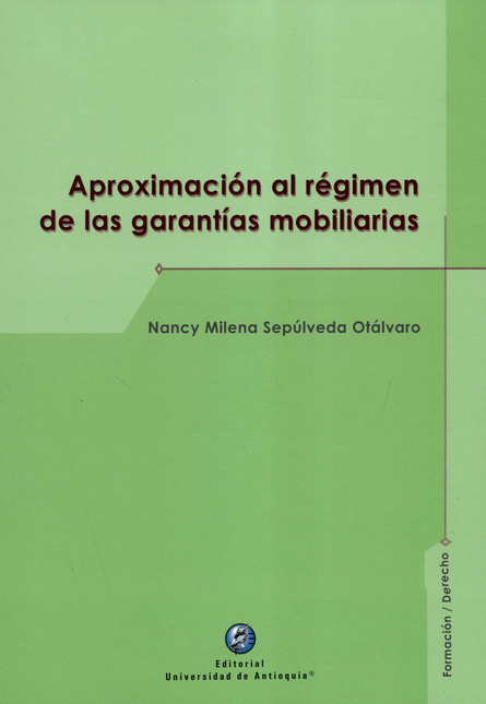 Portada de APROXIMACION AL REGIMEN DE LAS GARANTIAS MOBILIARIAS