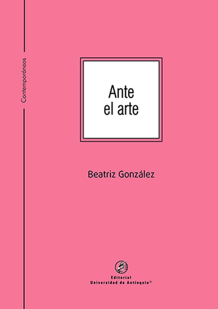 Portada de ANTE EL ARTE de GONZÁLEZ, Beatriz