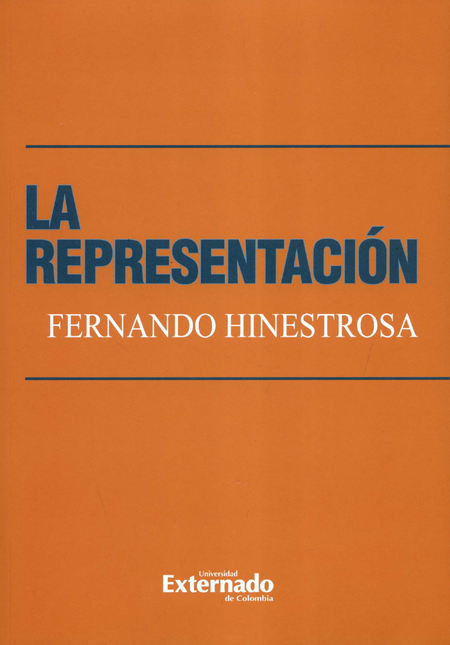 Portada de REPRESENTACION, LA de HINESTROSA, Fernando