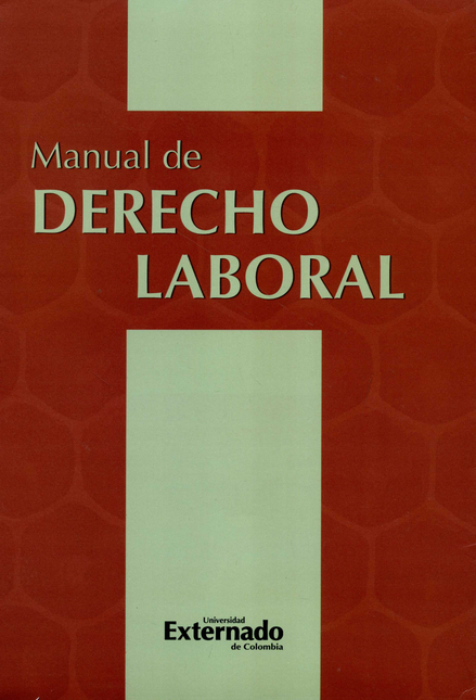 Portada de MANUAL DE DERECHO LABORAL