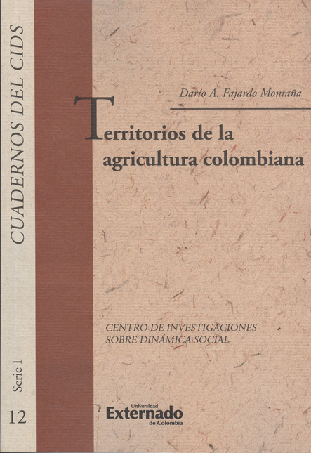 Portada de TERRITORIOS DE LA AGRICULTURA COLOMBIANA