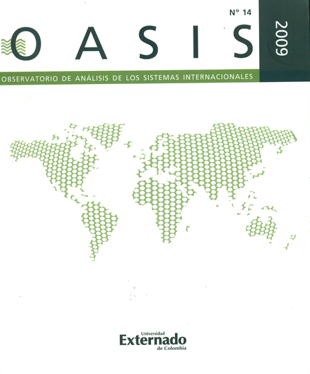 Portada de REV. OASIS # 14 / 2009